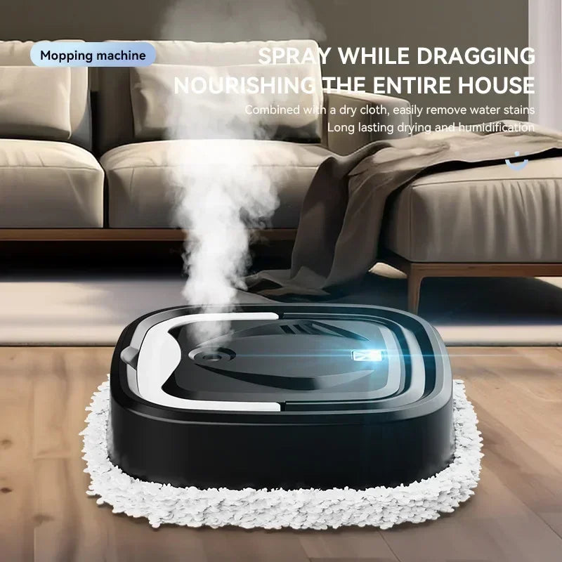 Wireless Intelligent Vacuum Cleaner Household Sweeping Robot Multifunctional Rotary Strong Floor Cleaning Humidification Spray