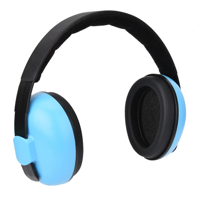 zk30 Earmuffs Noise Reduction Ear Shield Defenders Hearing Protection for Baby Children (Blue)