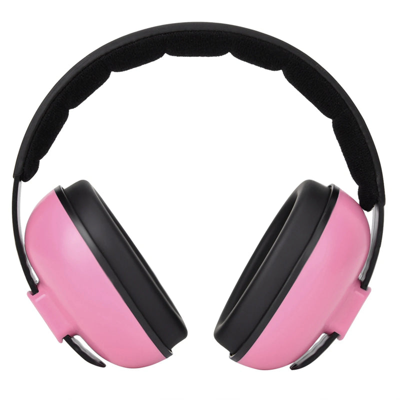 ZK30 Earmuffs Noise Reduction Ear Shield Defenders Hearing Protection for Baby Children (Pink)