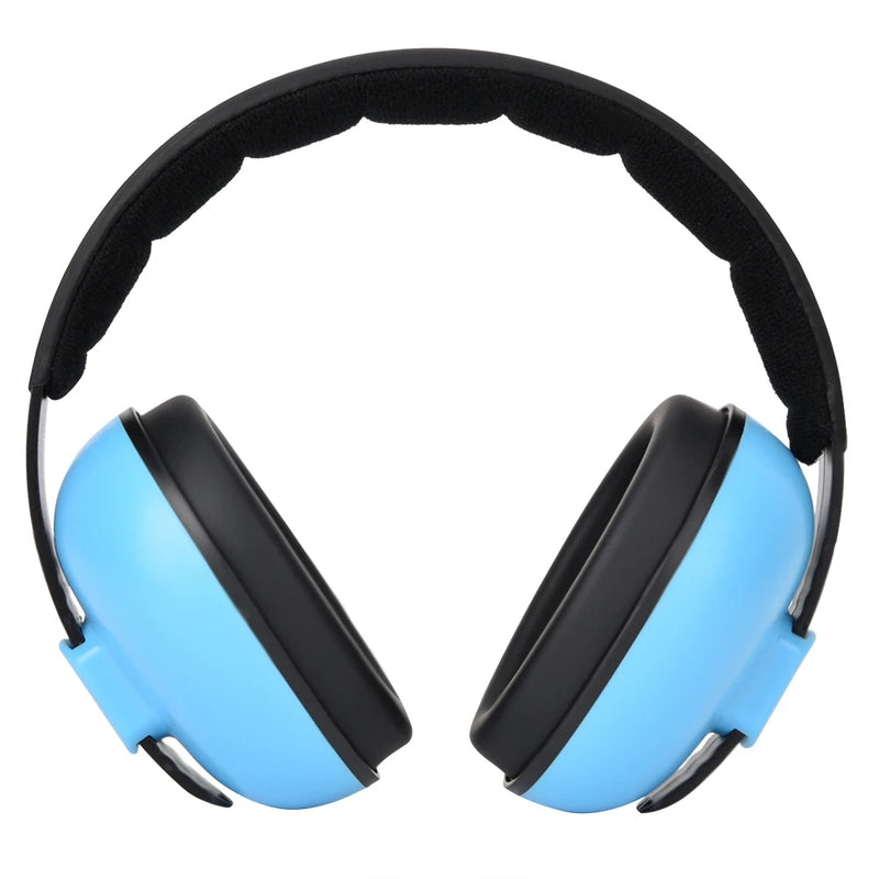 zk30 Earmuffs Noise Reduction Ear Shield Defenders Hearing Protection for Baby Children (Blue)